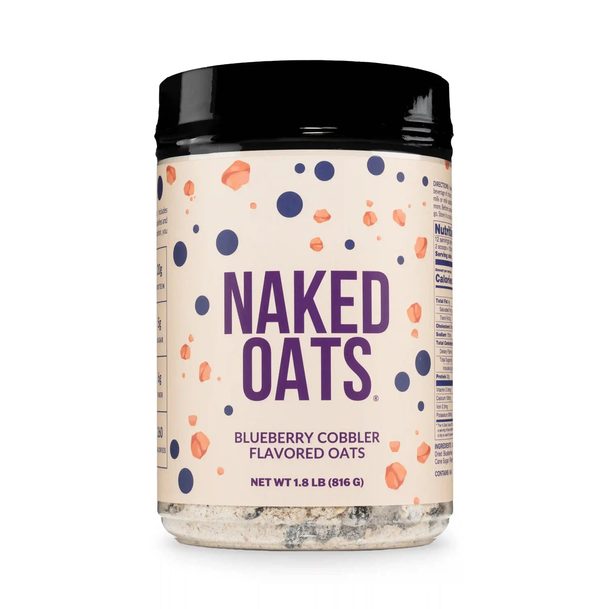Blueberry Cobbler Protein Oats | Naked Oats
